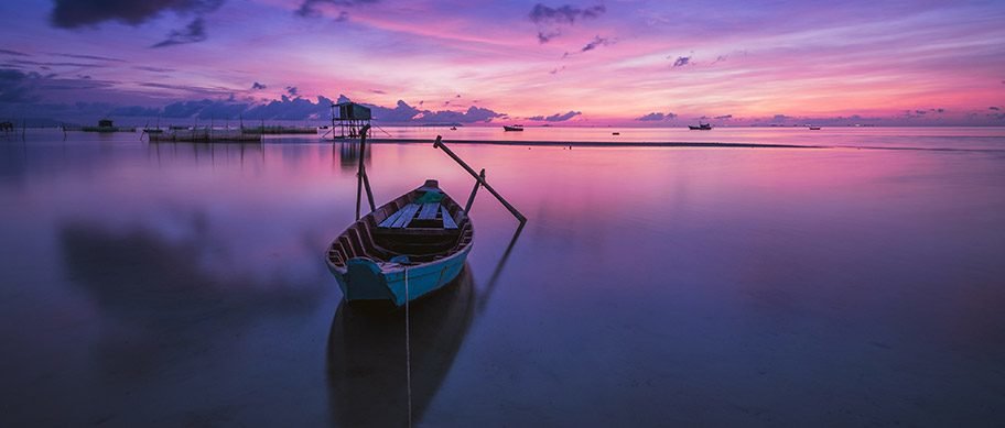 Bootfahrt in Vietnam